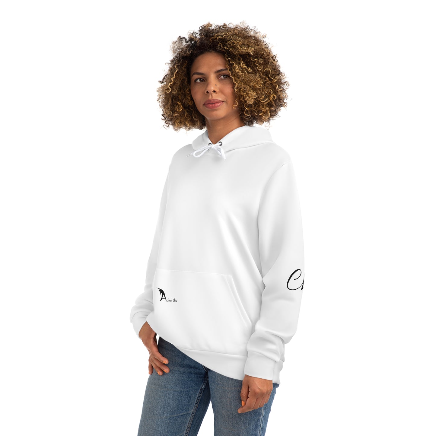 Hoodie with sleeve designs
