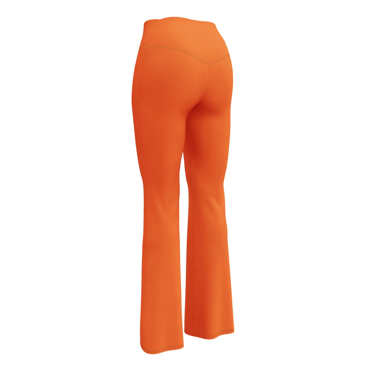 Orange Flare leggings