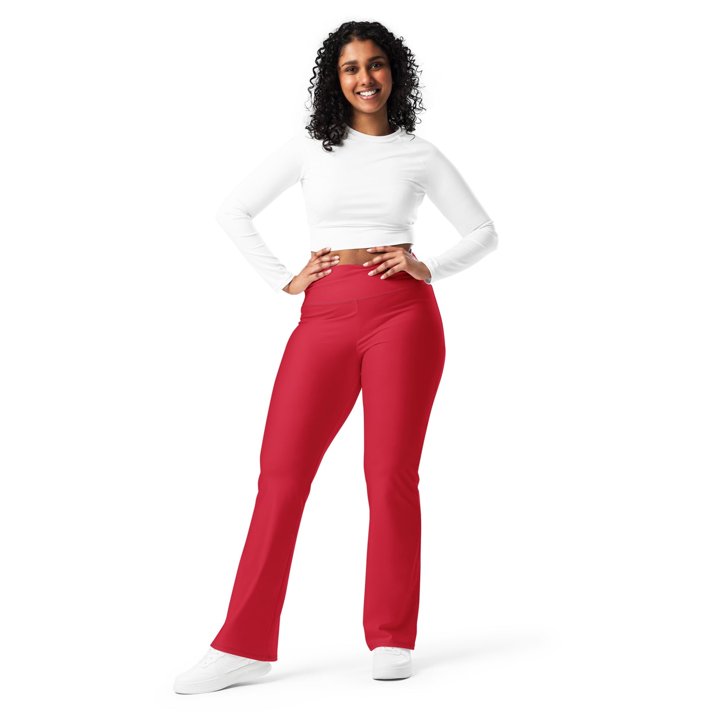 Red Flare leggings
