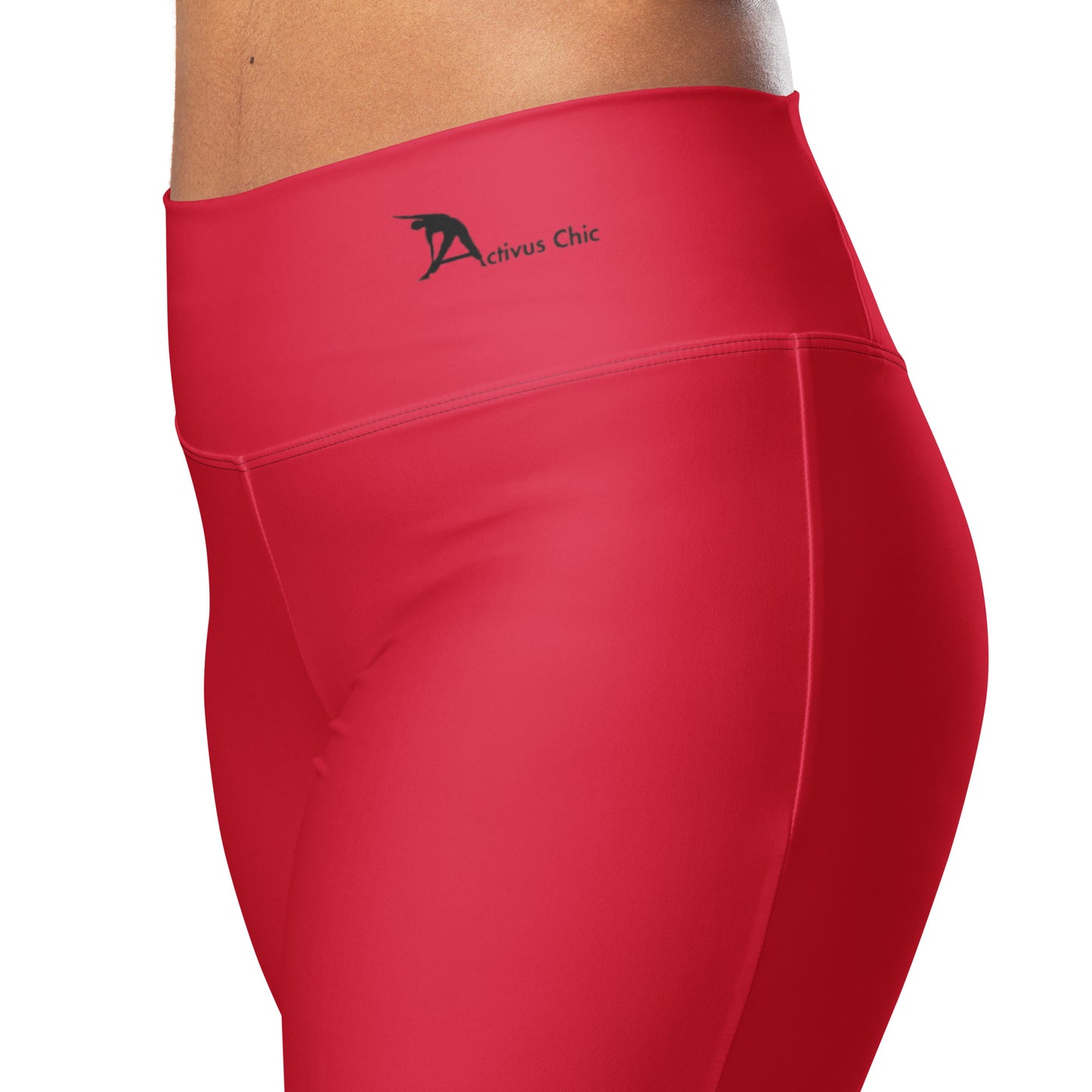 Red Flare leggings