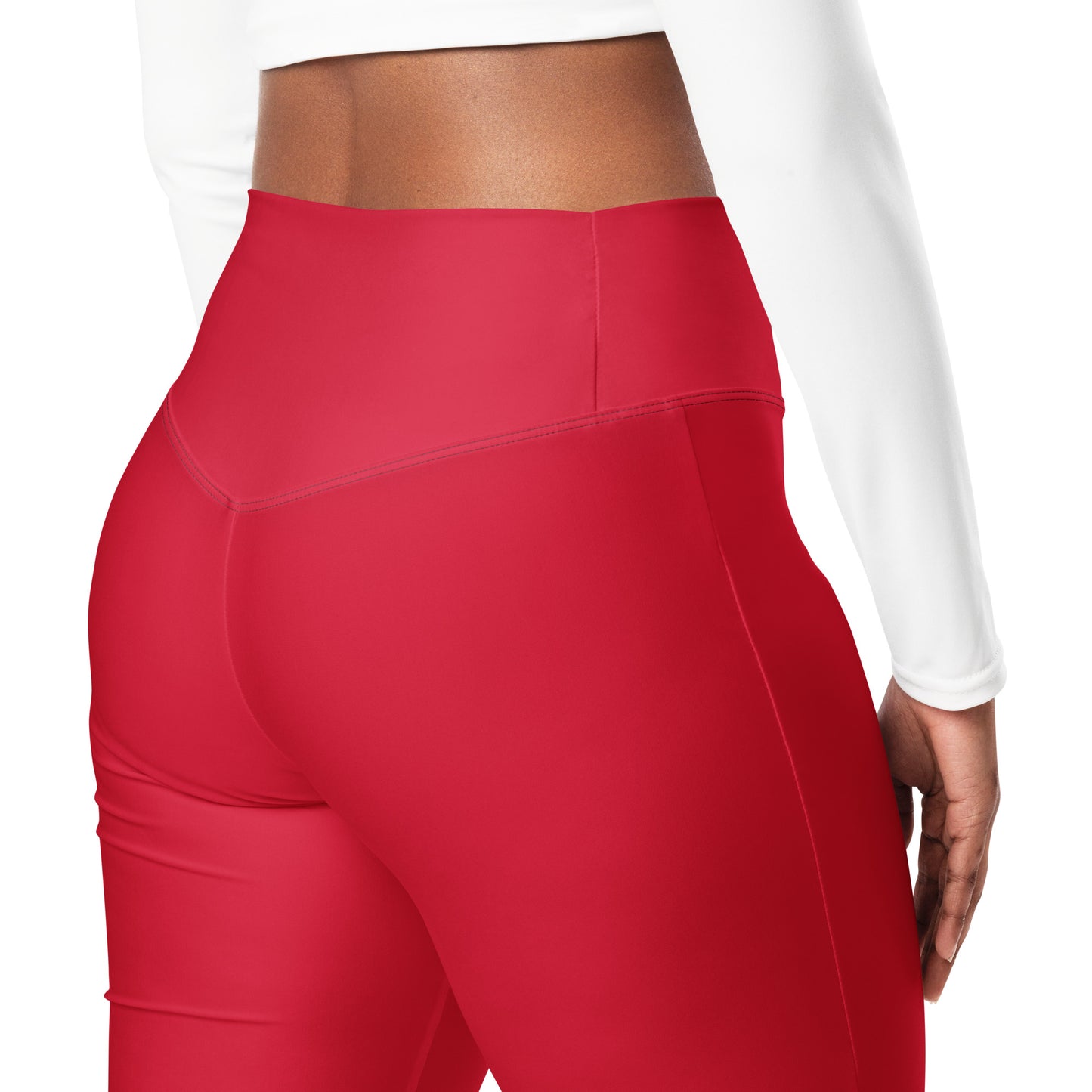 Red Flare leggings