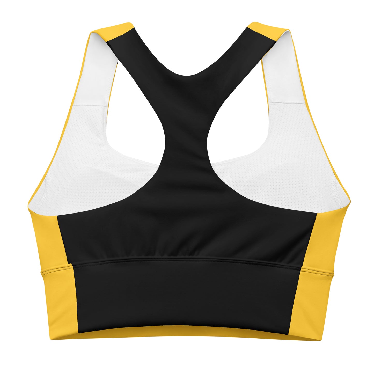 Yellow Longline sports bra