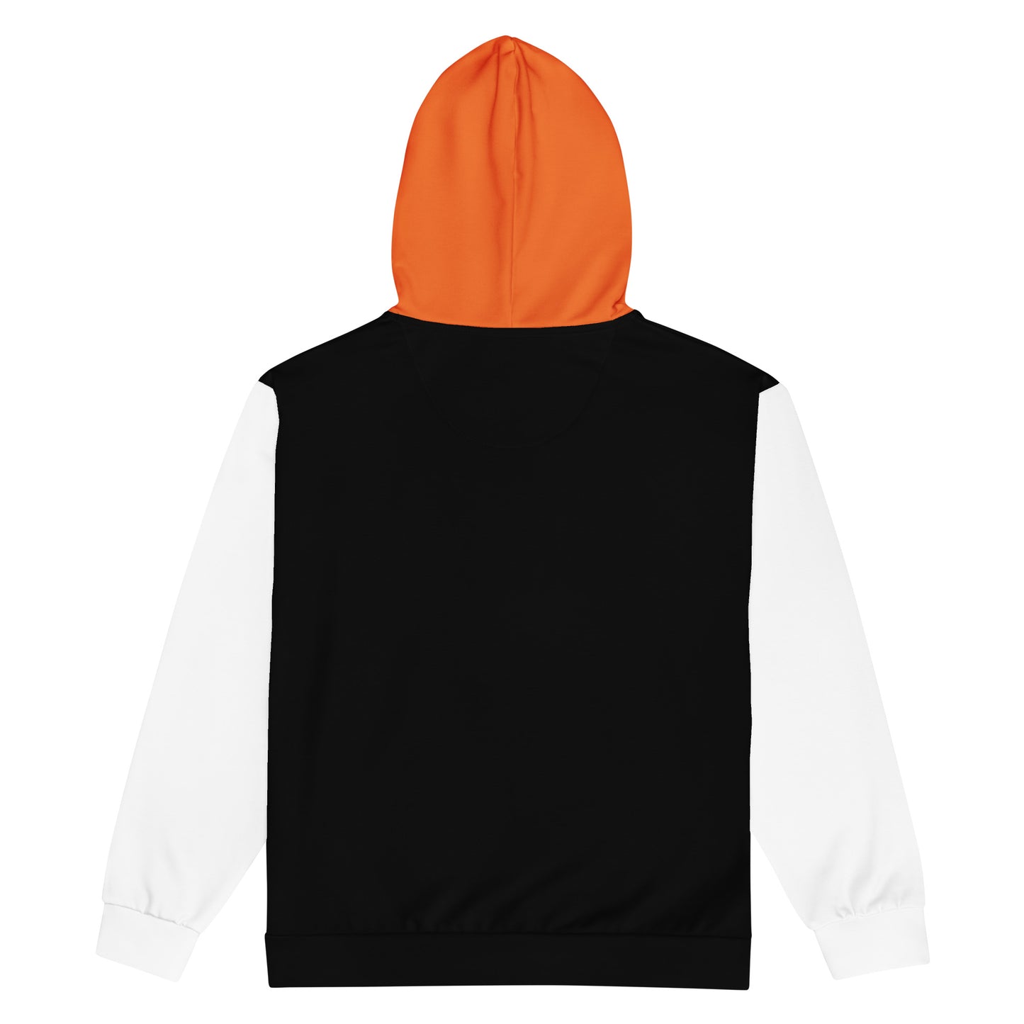 Orange Design Unisex zip hoodie
