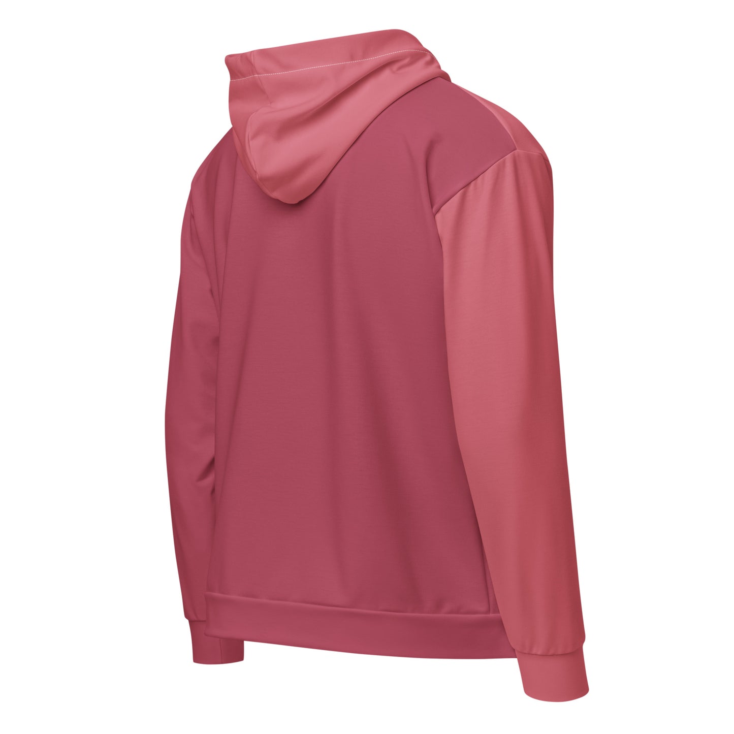 Mauve Two Tone Unisex zip hoodie