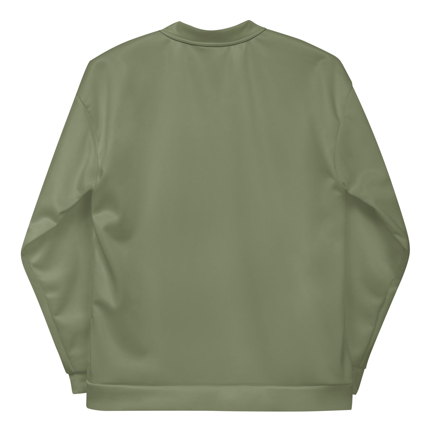 Military green Unisex Bomber Jacket