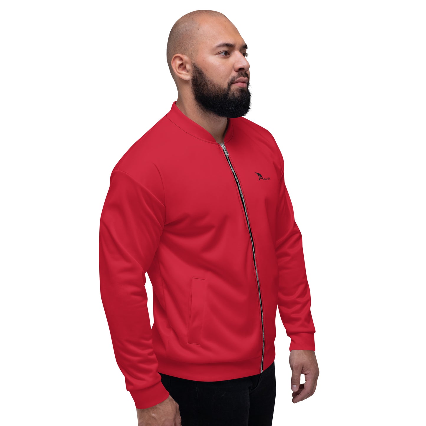 Red Unisex Bomber Jacket