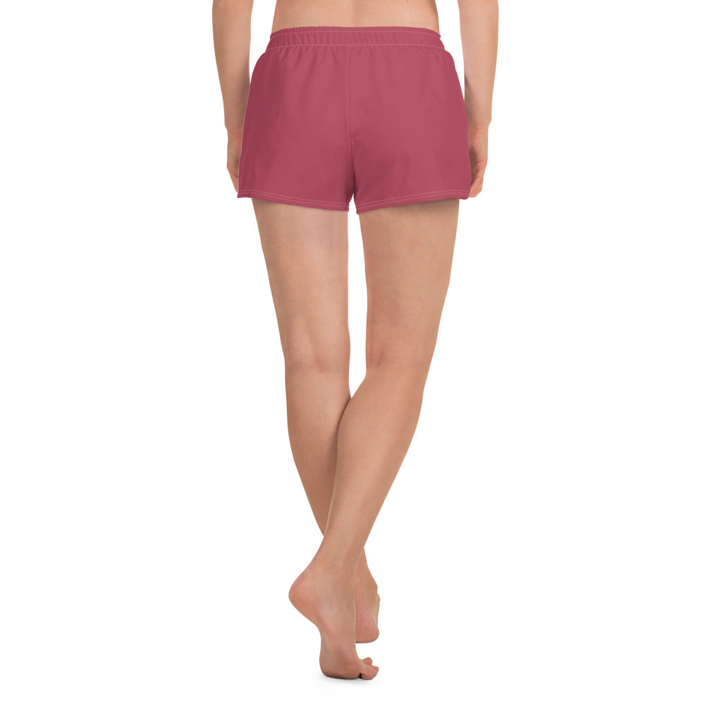 Mauve Two Tone Women’s Athletic Shorts