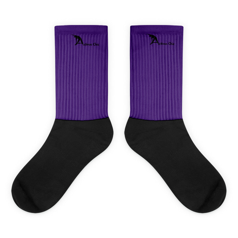 Purple AC Socks