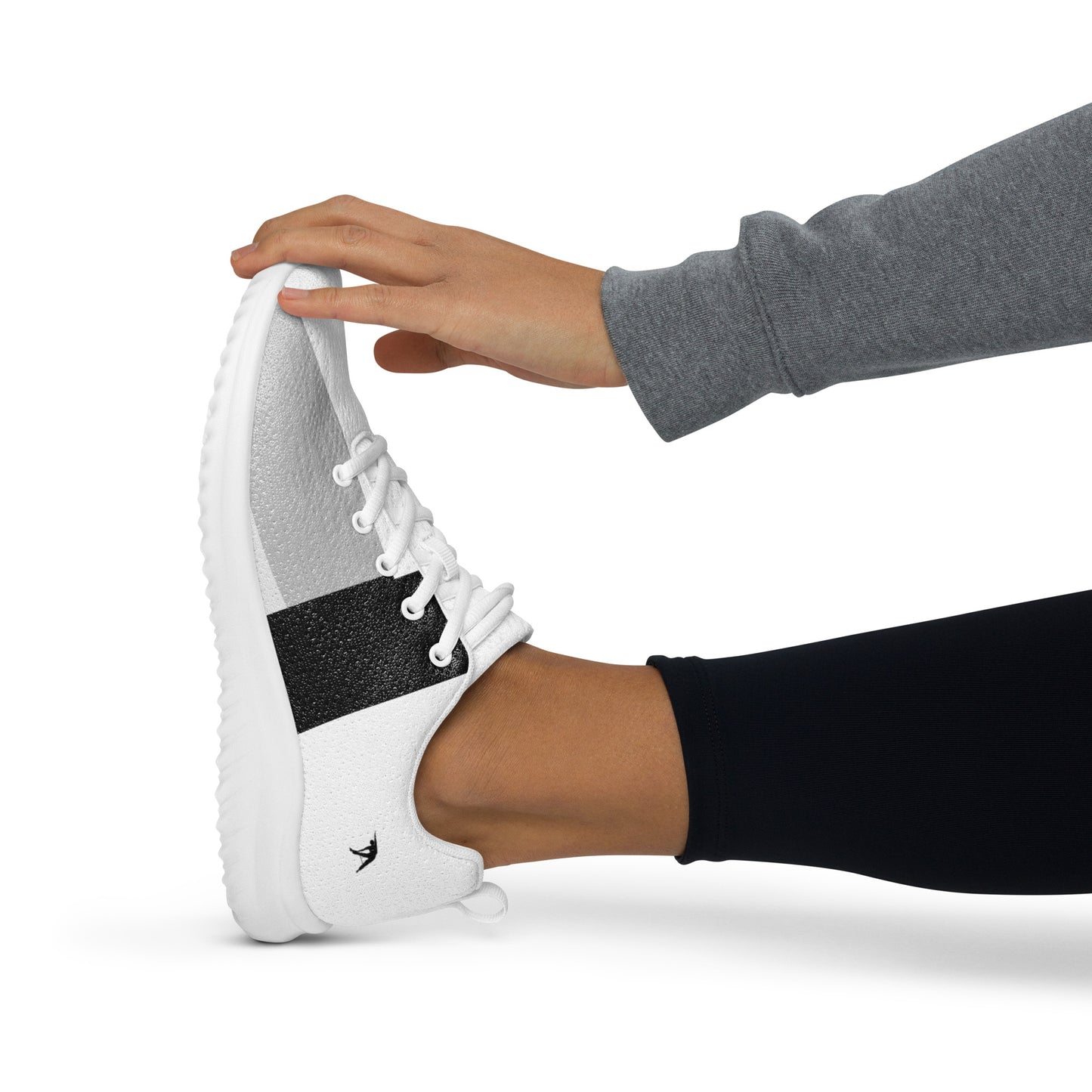 Black and White Briannes - Women’s athletic shoes