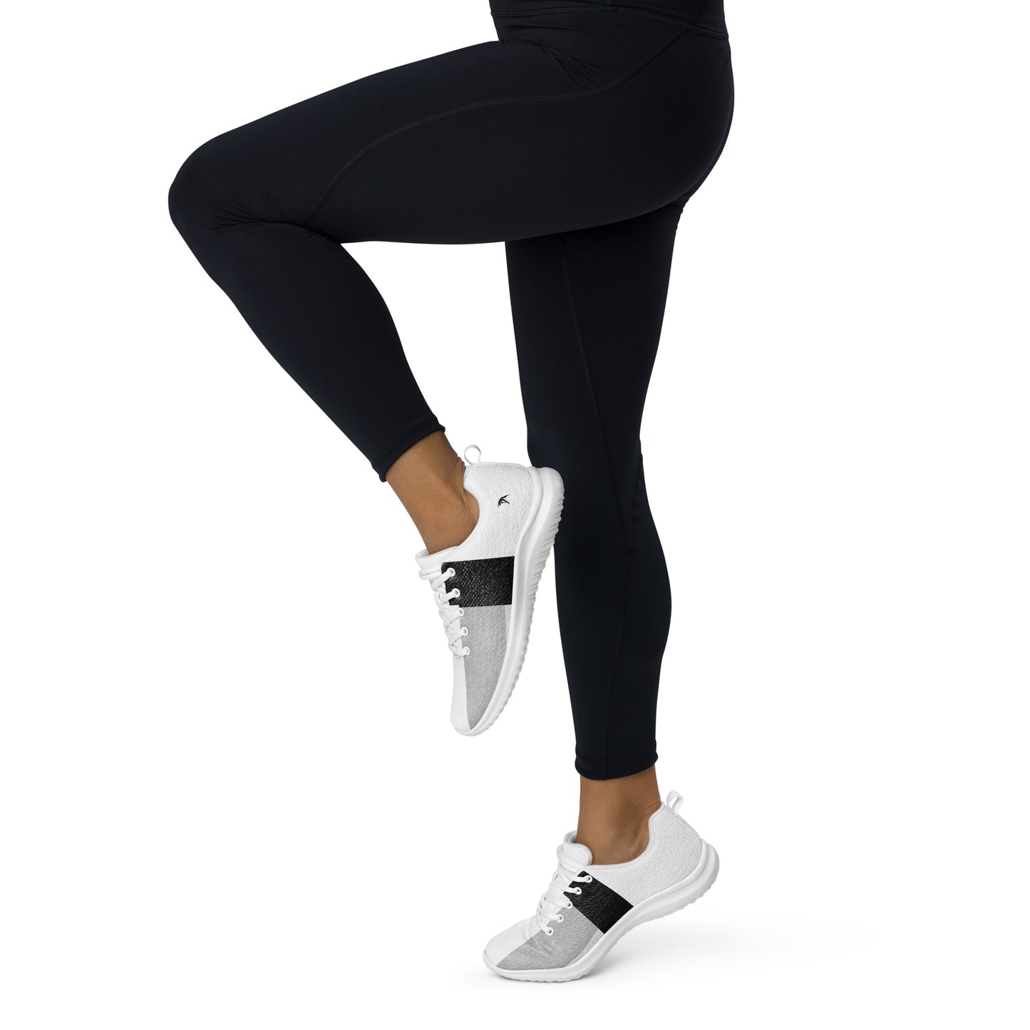 Black and White Briannes - Women’s athletic shoes