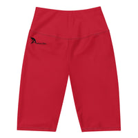 Red Biker Shorts