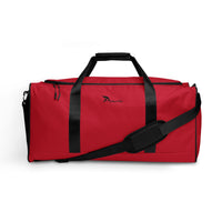 The Red and Black Duffle bag