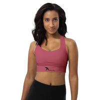 Mauve Pink Summer Set — Two-Toned Shorts & Longline Sports Bra