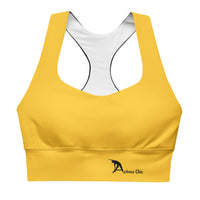 Yellow Longline sports bra