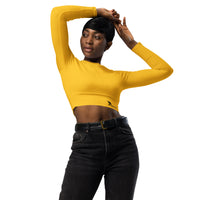 Yellow Activus Chic long-sleeve crop top