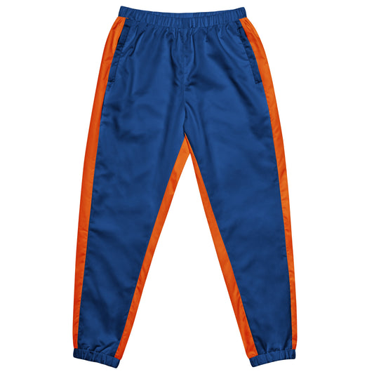 Blue and Orange Unisex track pants